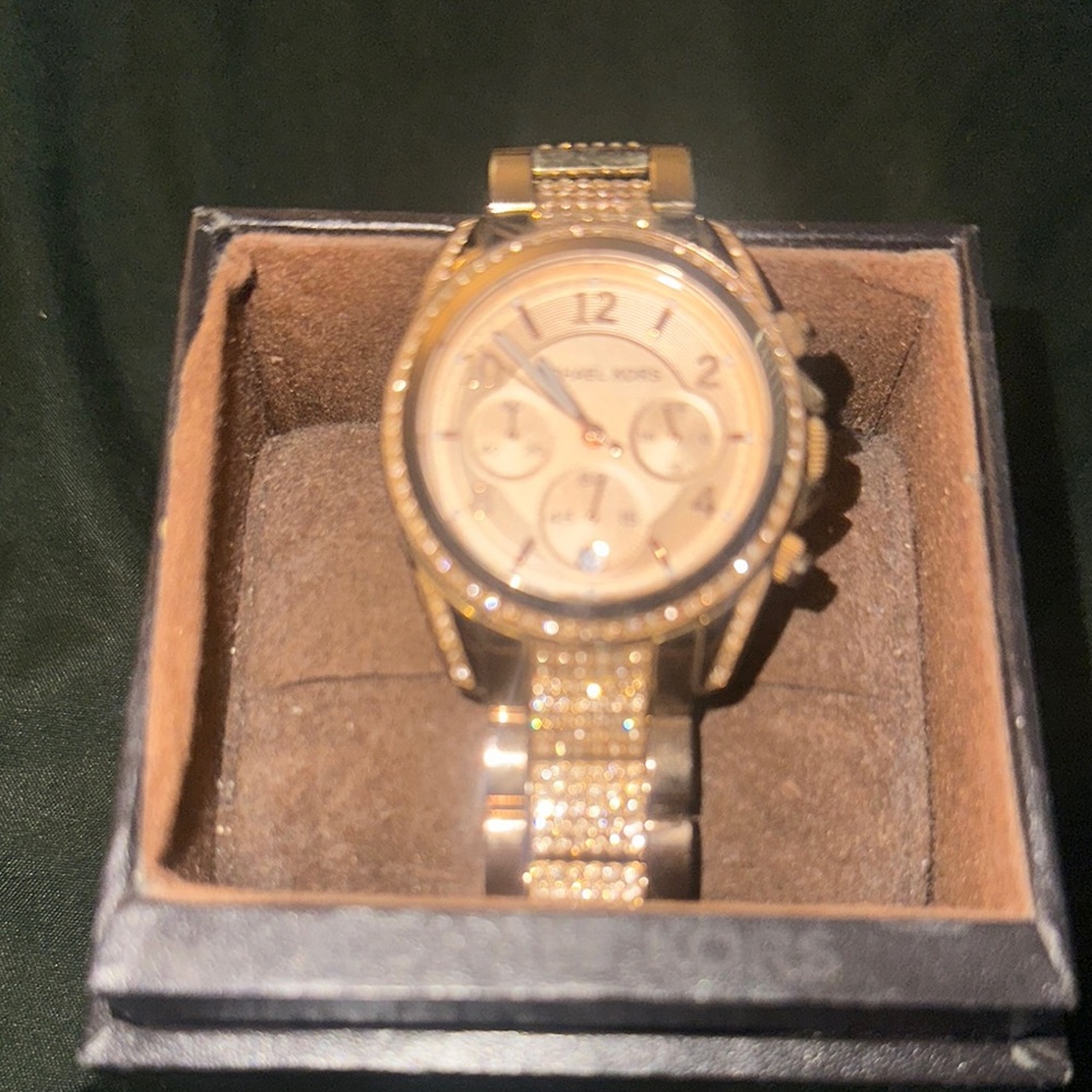 Michael Kors Gold Chronograph Watch